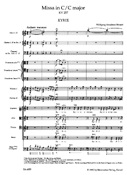 Mozart: Missa C-Dur KV 257 (Orgel)