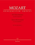 Wolfgang Amadeus Mozart: Three Divertimenti fuer String Quartet KV 136-138 (125a-c)