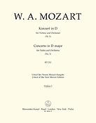 Mozart: Violinkonzert 2 in D-Major KV 211 (Viool 1)