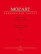 Mozart: Violinkonzert in G-Dur KV 216 (Partituur)