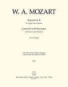 Mozart: Konzert für Fagott und Orchester B-Dur KV 191 (186e)