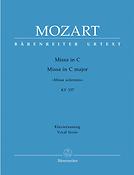 Mozart: Missa C major K 337 Missa Solemnis (Vocal Score)