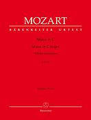Mozart: Missa C major K 337 Missa Solemnis (Partituur)