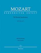 Mozart: Te Deum Laudamus KV 141 (66b) (Vocal Score)