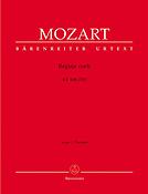 Mozart: Regina coeli KV 108 (74d)