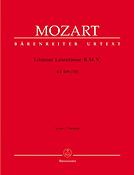 Mozart: Litaniae Lauretanae B. M. V. in B-flat major K. 109 (74e)