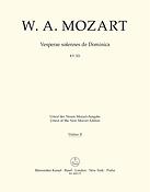 Mozart: Vesperae solennes de Dominica K. 321