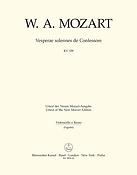 Mozart: Vesperae solennes de Confessore K. 339 (Cello)