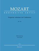 Mozart: Vesperae solennes de Confessore K. 339