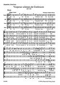 Mozart: Vesperae solennes de Confessore K. 339