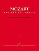 Mozart: Vesperae solennes de Confessore K. 339