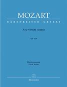 Mozart: Ave verum corpus KV 618 (Vocal Score)