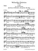 Bach: Weihnachtsoratorium BWV 248 (Tenor)