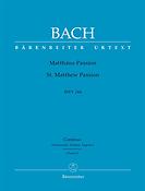 Bach: Matthäus-Passion BWV 244 (Mattheus Passion) Fassung 1739