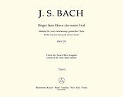 Bach: Singet dem Herrn ein neues Lied B-flat major BWV 225