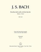 Bach: Fürchte dich nicht, ich bin bei dir A major BWV 228 (Cello)