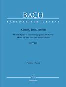 Bach: Motet BWV 229 Komm Jesu Komm (Vocal Score)