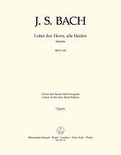 Bach: Lobet Den Herrn, Alle Heiden BWV 230 (Orgel)