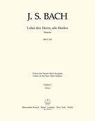 Bach: Lobet Den Herrn, Alle Heiden BWV 230 (Viool 1)