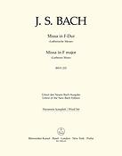 Bach: Mass F major BWV 233 Litheran Mass 1