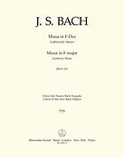 Bach: Mass in F major BWV 233 Lutheran Mass 1 (Altviool)