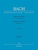 Bach: Mass in G major BWV 236 Lutheran Mass 4 (Vocal Score)