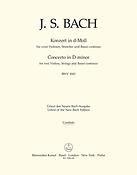 Bach: Double Concerto for two Violins, Strings and Basso continuo D minor BWV 1043