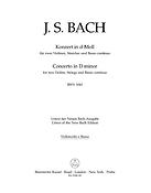 Bach: Double Concerto for two Violins, Strings and Basso continuo D minor BWV 1043