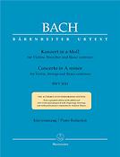 Bach: Konzert fur Violine und Orchester a-moll BWV 1041 (Baerenreiter)