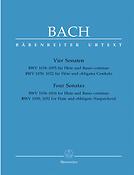Bach: Vier Sonaten - Four Sonatas (BWV 1030, BWV 1032, BWV 1034, BWV 1035)