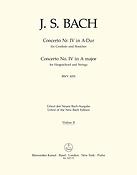 Bach: Concerto For Harpsichord and Strings no. 4 A major BWV 1055 (Viool 2)