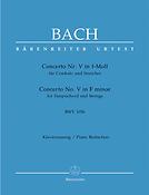 Bach: Concerto für Cembalo und Streicher Nr. 5 f-Moll BWV 1056