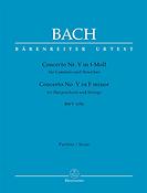 Bach: Concerto für Cembalo und Streicher Nr. 5 f-Moll BWV 1056