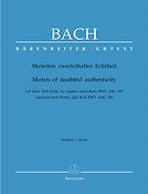 Bach: Motetten zweifelhafter Echtheit BWV Anh. 159, 160