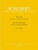 Schubert: Trio für Klavier, Violine und Violoncello B-Dur op. 99 D 898