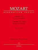Mozart: Concerto for Violin und Orchestra D-major K. 271a (271i) (Partituur)