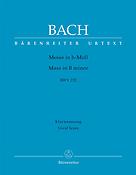 Bach: Mass B minor BWV 232 (Vocal Score)