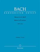 Bach: Mass b minor BWV 232 (Partituur)