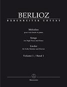 Hector Berlioz: Songs For High Voice with Piano 1