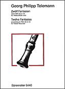 Telemann: Zwölf Fantasien fuer Blockflöte solo - Twelve Fantasias fuer Solo Treble Recorder based on TWV 40:2-13