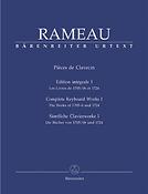 Rameau: Sämtliche Clavierwerke, Band I - Complete Keyboard Works, Vol. I