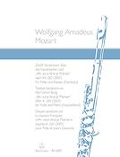 Mozart: 12 Variationen über das französische Lied Ah, vous dirai-je Maman (Fluit, Piano)