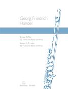 Handel: Sonate G-dur Fur Flöte und Basso continuo