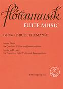 Telemann: Sonata in D major fuer Transverse Flute, Violin and Basso continuo