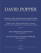 Popper: Ten Grand Etudes of Moderate Difficulty for Violoncello solo   op. 76