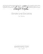 Trojahn: Sonata und Barcarola (1988/89)