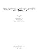 Pintscher: Choc - Monumento IV. Antiphonen fuer großes Ensemble (1996)