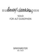Kelterborn: Solo For Alt-Saxophon (1994/95)