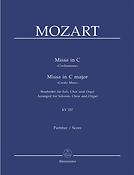 Mozart: Missa in C major C major KV 257