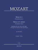 Mozart: Missa in C minor C minor KV 139